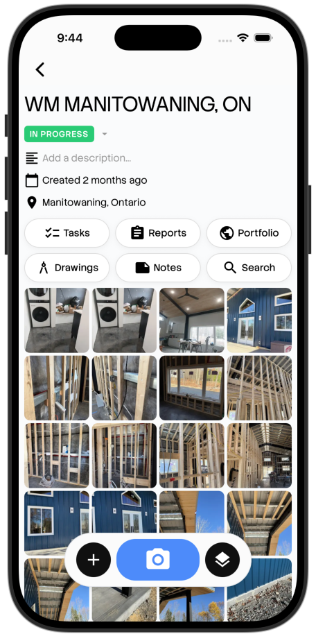 WorkReels mobile app interface