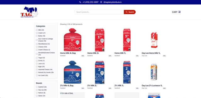 Tag Dairy website